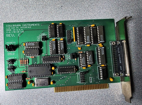 Coulbourn Instruments L18-16S Habitest PC Interface Card PN 170-18-16S