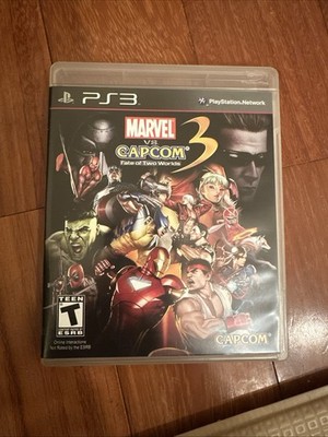 Sony Playstation 3 - PS3 Marvel Vs. Capcom 3 Fate of Two Worlds w/manual Works