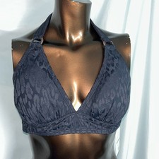 Tommy Bahama Jungle Jacquard Halter bikini Top - Small - New