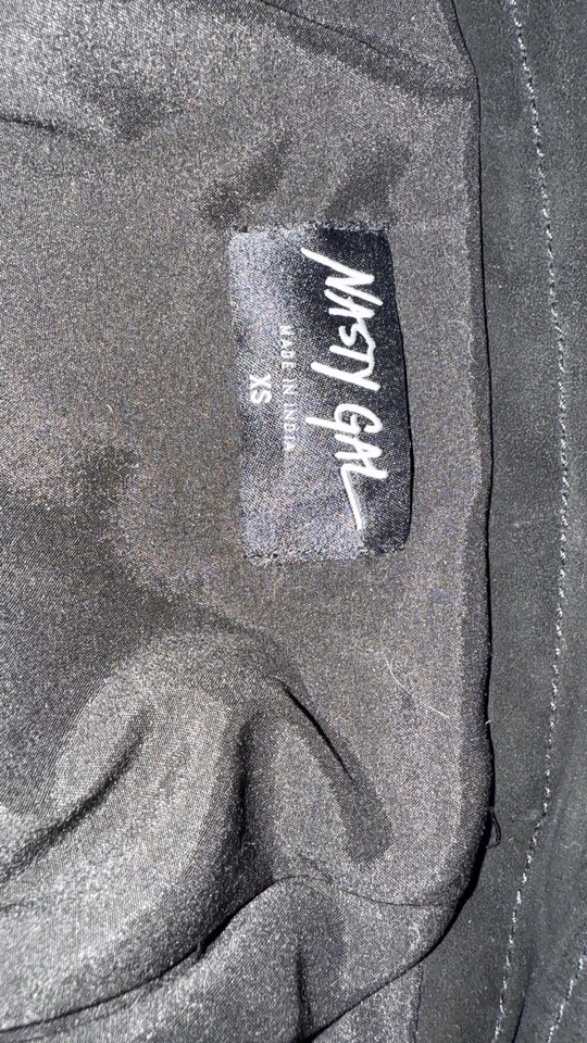 NASTY GAL Mujer Negro Gamuza Artemide Mini con XS Foto 2 de 4