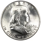 1960-D Franklin Half Dollar BU Brilliantly Uncirculated 50C A2744