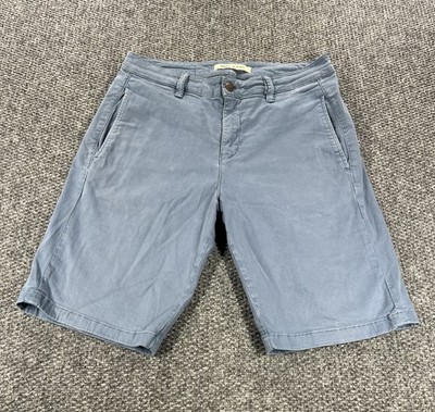 Mavi Jeans Mike Chino Shorts Men s 34 Blue Flat Khaki Stretch Preppy
