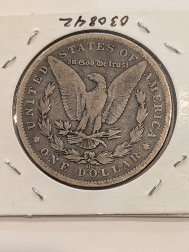 1894 O US Morgan Silver Dollar $1 U33 - Picture 2 of 2