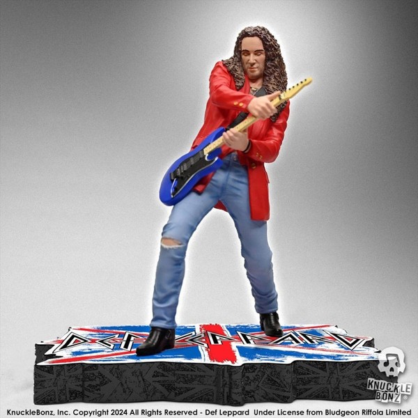 Gw826D Def Leppard Rock Iconz Statue Vivian Campbell 24 Cm Neu-image