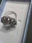 Estate  - Silver Tone - Floral Fashion Statement  Ring - Item 299 — photo 4