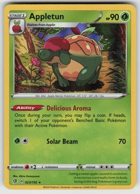 Holo Appletun 023/192 Rare Rebel Clash Near Mint