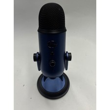 Blue Yeti USB Microphone Midnight Blue Professional Condenser Mic for Recording