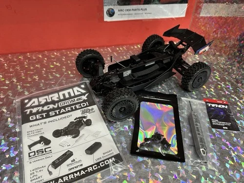 Arrma Grom BLX Typhon Brushless 223S Roller Slider Chassis Metal Upgrade 3s