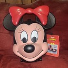 Vintage Walt Disney Minnie Mouse Head Lunch Box by Aladdin w/o thermos