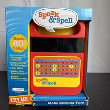 Speak & Spell Electronic Game - Educational Learning Toy, Spelling Games, 80s...