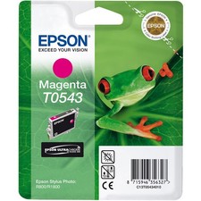 GENUINE AUTHENTIC EPSON T0543 MAGENTA INK CARTRIDGE C13T05434010