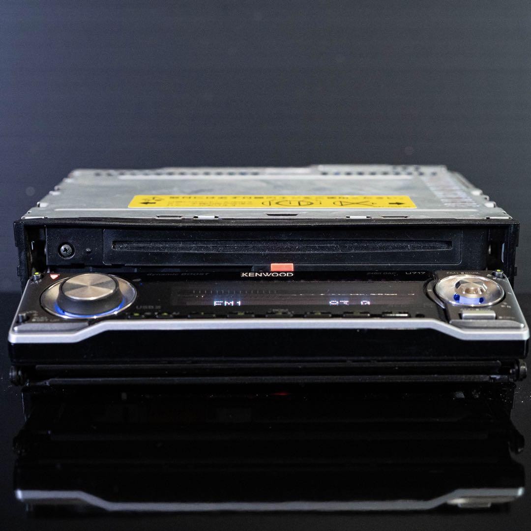 【完動品】KENWOOD U717 1DIN CDデッキ KENWOOD U717 1DIN CD USB Car Audio, Refurbished, Operation