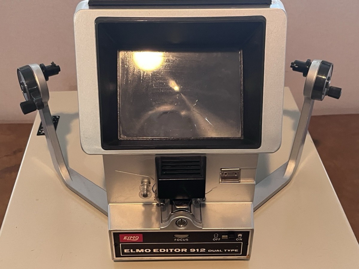 Vintage Elmo Film Editor 912 Dual Type Japan With Accessories