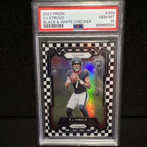 2023 Prizm CJ Stroud Black and White Checker PSA 10 Gem Mint 🔥