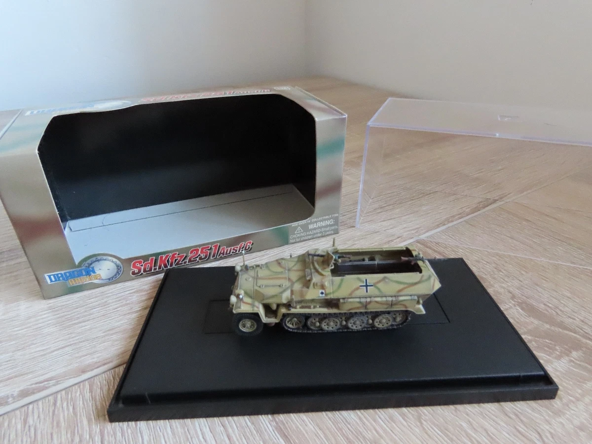 Solido 1/50, Blindé sdkfz 251 sable Pionnier Afrika Korp