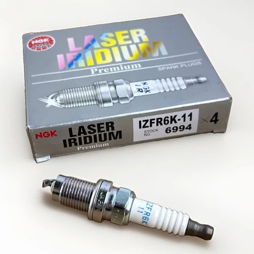4x Genuine NGK 6994 Laser Iridium Spark Plugs IZFR6K11 for Honda Acura