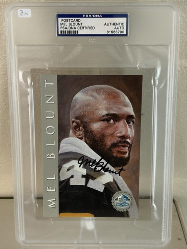 Mel Blount PSA DNA Signed 1998 HOF Signature Series Autographed Steelers /2500