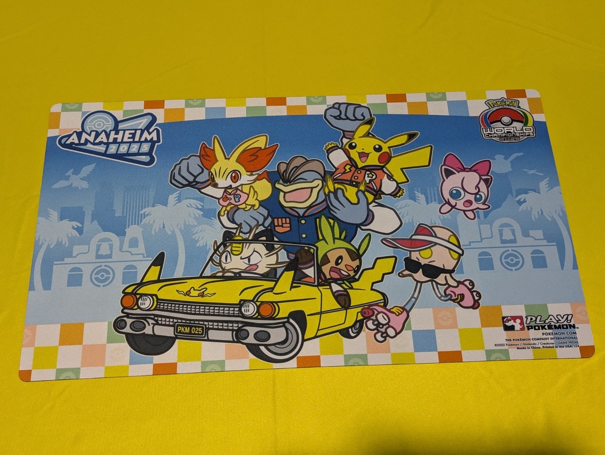 ポケモンWCS ANAHEIM 2025　ピカチュウ プレイマット 未開封】WCS2025アナハイム(ピカチュウ)/プレイマット 販売