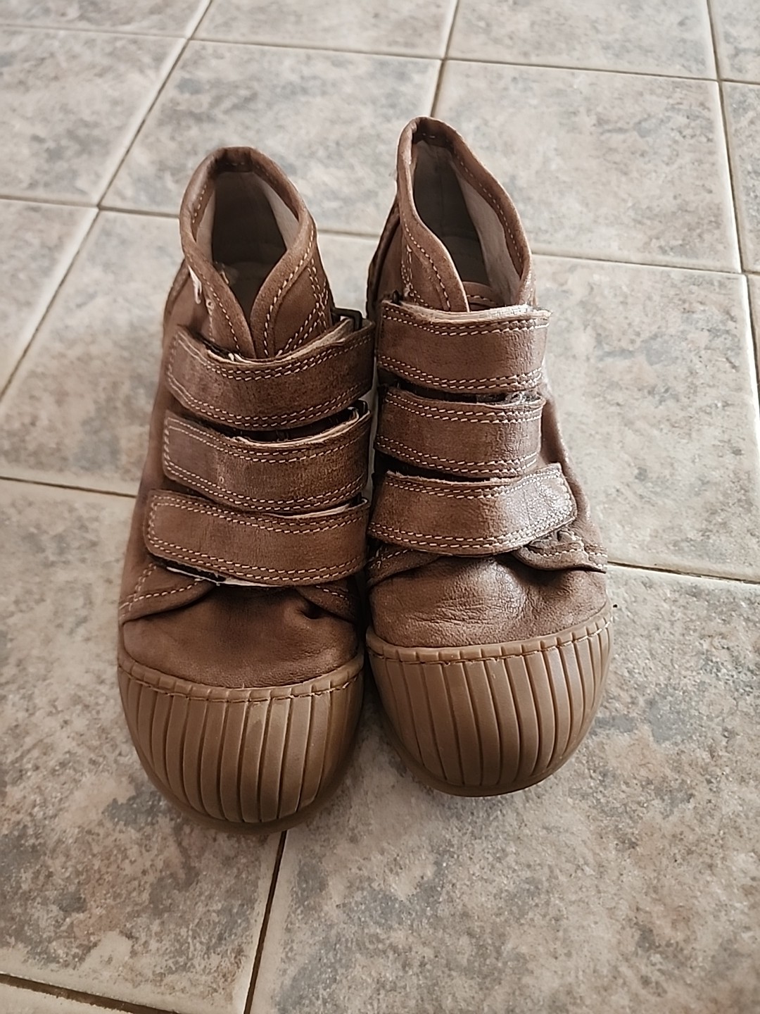 Sz Us 12 Tan Leather Minimalist Sneakers