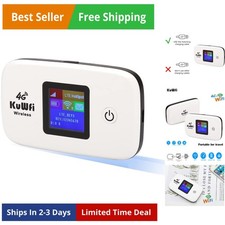 4G LTE Unlocked Wi-Fi Hotspot Device Mobile WiFi Hotspot  Portable WiFi Rou...