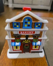 Cobblestone Corners Miniatures Christmas village house, Bakery, Plastic