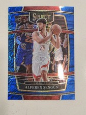 2021-22 Panini Select - Concourse Alperen Sengun #19 Blue Shimmer Prizm (RC)