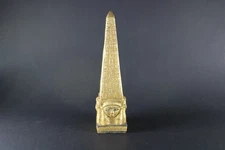 RARE ANCIENT EGYPTIAN OBELISK Statue Hathor Goddess Stone Pharaonic Carvings