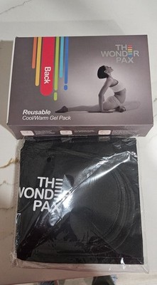 The Wonder Pax Back Reusable Warm Cold Gel Pack  NEW With  Wrap