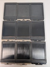 Antique Agfa Ansco Cut Film Holder Lot of 9 4x5 Inch Early Models Pat Pending