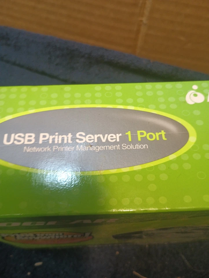 IOGear USB Print Server 1 Port-GPSU01-Used but ready to go-Fixed US shipping - Image 2 of 2