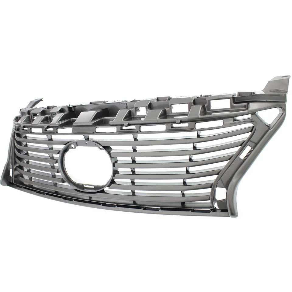 Grille For 2013-2015 Lexus ES350 ES300h Silver Plastic - Image 2 of 4