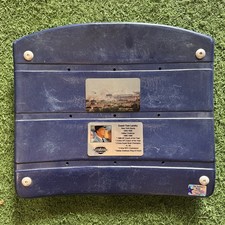 Coach Tom Landry Metal Plaque on a Dallas Cowboys Texas Stadium Seat Bottom COA