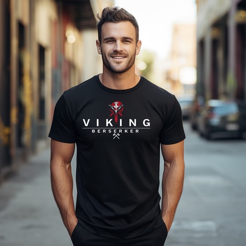 Wikinger Berserker T-Shirt - Entfessle deinen inneren Krieger! Lustiges Wikinger T-Shirt für Herren - Bild 8 von 38