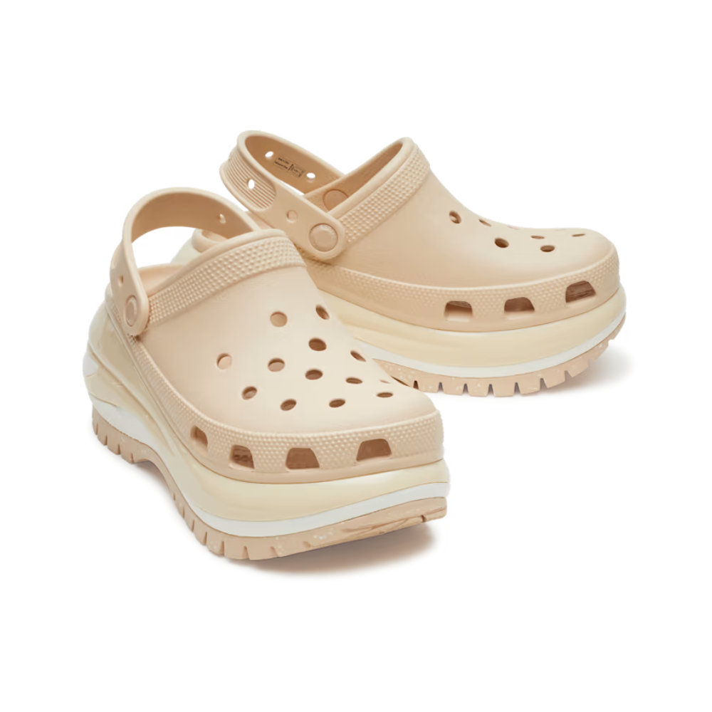 NEW CROCS MEGA CRUSH CLOG 207988 Shiitake BEIGE | eBay