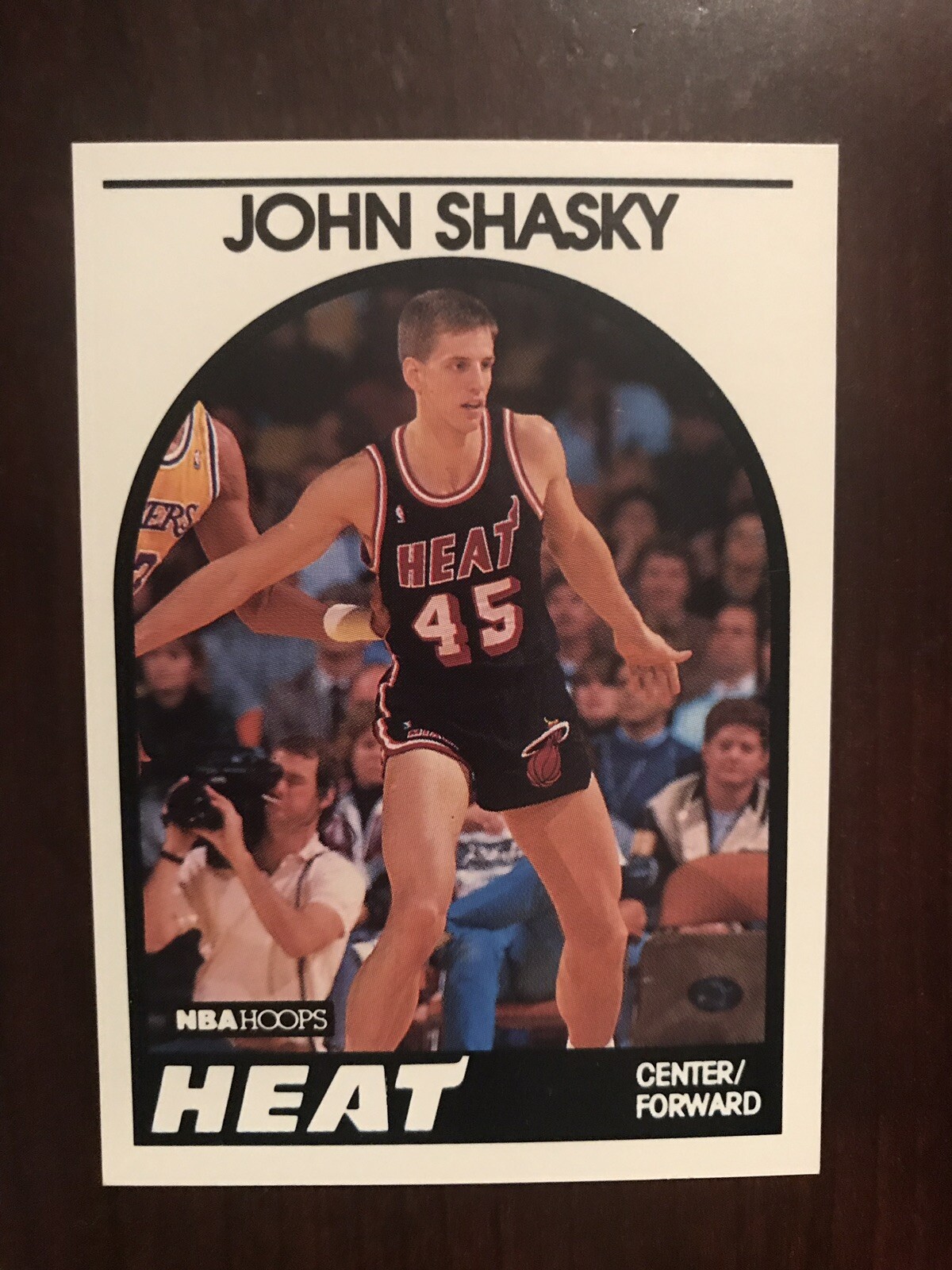 1989-90 Hoops #268 - John Shasky - Miami Heat