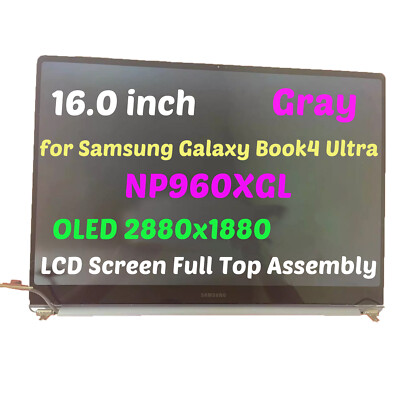 16'' for Samsung Galaxy Book4 Ultra NP960XGL OLED LCD Screen Hinge UP Assembly