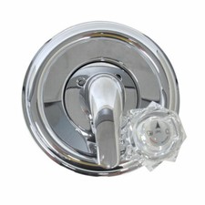 Tub/Shower Double Handle Trim Kit for Delta Coarse Fine Threads, Acrylic