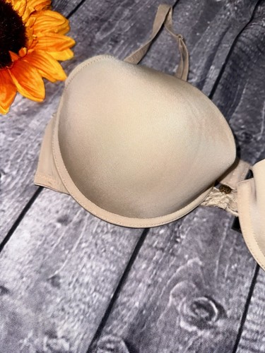 34C Natori Push Up Bügel, nackte Spitze Akzent BH EUC RN105951 - Bild 2 von 9