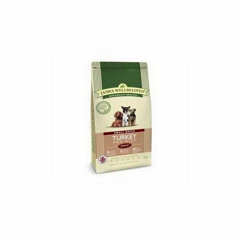 James Wellbeloved Dog Food Turkey and Rice Adult Small Breed