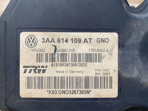 VW PASSAT B7 ABS PUMP 3AA614109AT 3AA 614 109 AT 17654062 54086131B 17618962-A - Picture 2 of 6