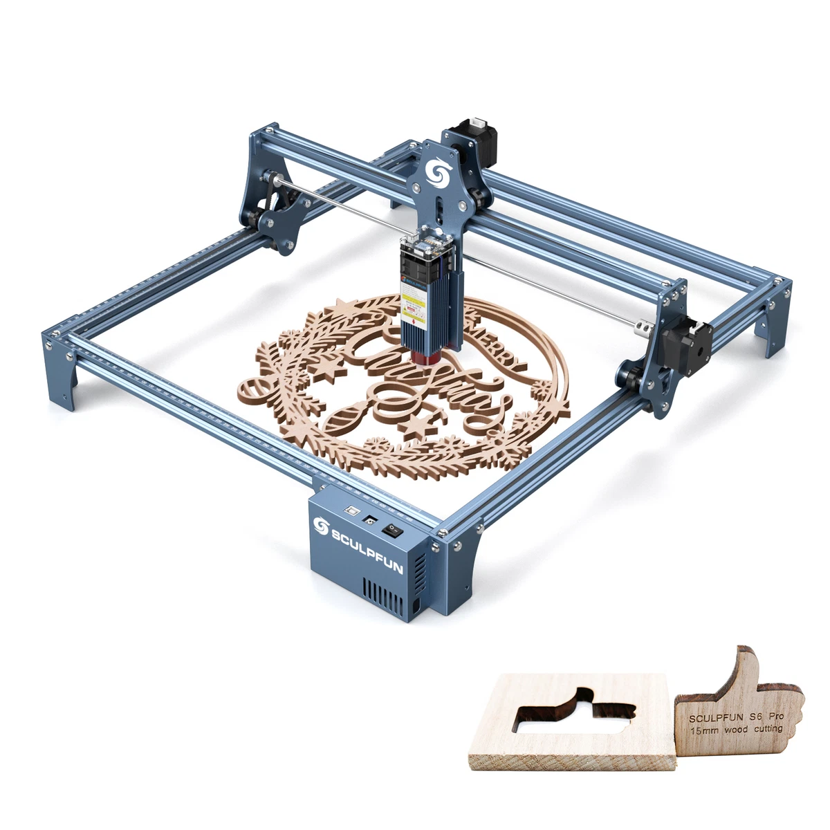 SCULPFUN S9 90W effect Laser Engraving Machine Cutter 410x420mm