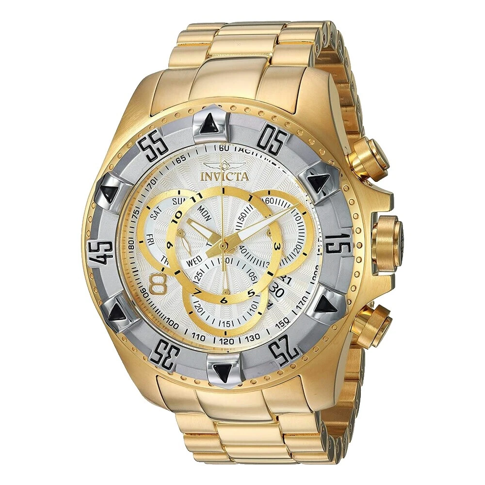 Banda de acero inoxidable Caja de acero inoxidable Relojes de pulsera Invicta Excursion