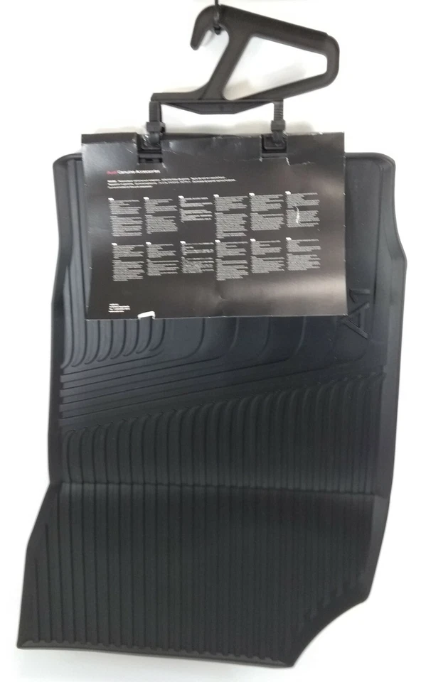 Audi A1 MK1 8X Front Black Rubber Floor Mats Set GENUINE ACCESSORY 8X2061501 041 - Image 3 of 3
