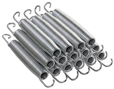 Trampoline Replacement Springs from 3.5'' to 9'' Heavy-Duty Galvanised - Set of 15
