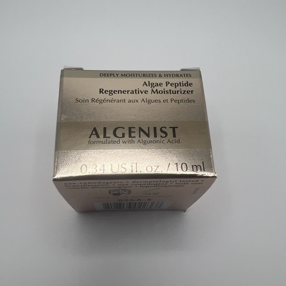 ALGENIST Algae Peptide Regenerative Moisturizer 0.34 oz/10mL LOT OF 2 - Image 2 of 4