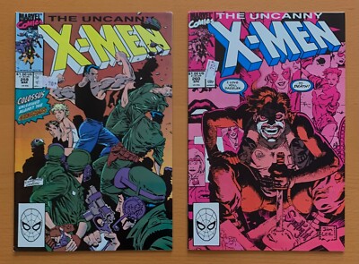 Uncanny X-Men #259 & 260 (Marvel 1990) 2 x FN/VF condition comics.