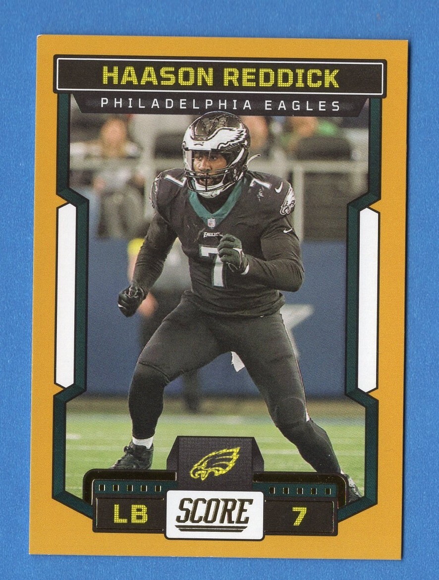 2023 Panini  Score "GOLD Parallel" Haason Reddick #248