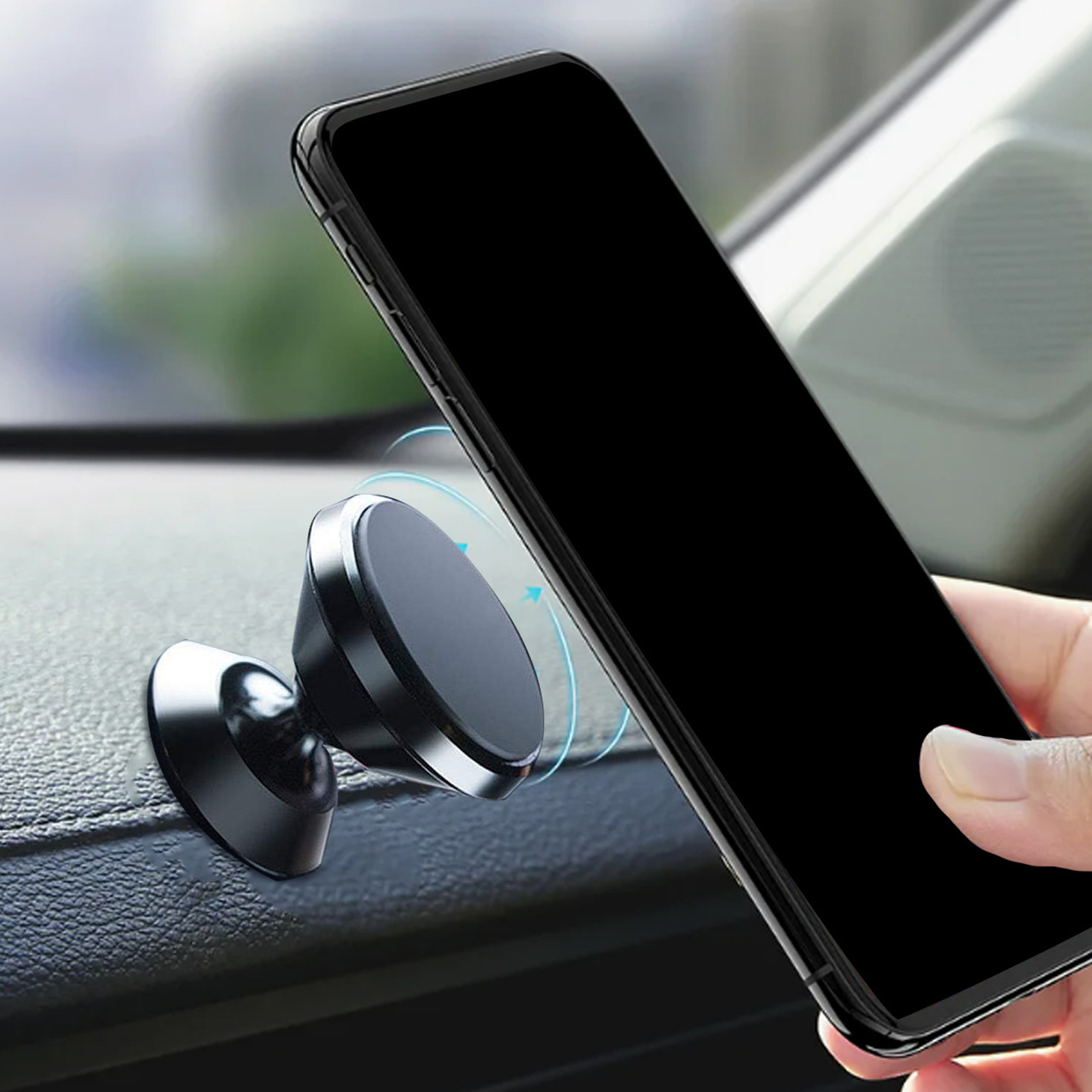 Universal Magnetic Car Phone Mount for All Smartphones-image