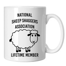 NATIONAL SHEEP SHAGGERS FUNNY MUG CUP JOKE GIFT IDEA PRESENT NOVELTY 
