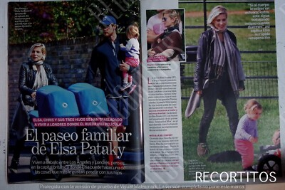 CLIPPINGS L 3246 chris hemsworth ELSA PATAKY